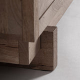 Gàbia mangófa tálaló talprészlet, masszív fa lábazattal