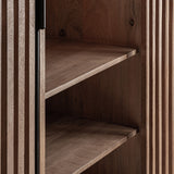 Gàbia mangófa polcos belső részlet, homokfúvott felülettel