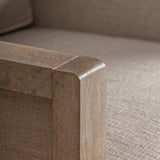 Karfa részletfotó – natúr hatású, pácolt nyírfa felület