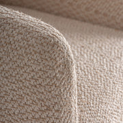 Jutaszőttes kárpit részletfotó – natúr tónusú szövött textúra