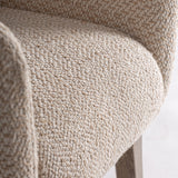 Ülőfelület közeli nézet – jutaszőttes kárpit és kényelmes párnázás