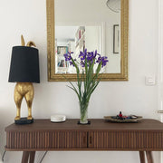 HIDING BUNNY® arany-fekete nyuszis asztali lámpa 74 cm E27