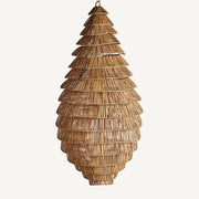 Kaptár formájú kézműves design függeszték lámpa.