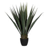 AGAVE zöld mű agávé növény 103 cm magas kivitelben fekete nevelőcserépben