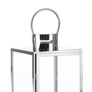 Ezüstszínű rozsdamentes acélból készült, 3 darabos lámpásszett.