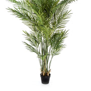 Areca Forest mű aranypálma levelek és szárak közelről, élethű kidolgozással.