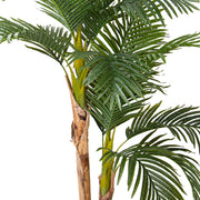 ARECA mű aranypálma törzsének és leveleinek valósághű kidolgozása.