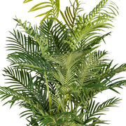 Real Touch mű aranypálma részletgazdag zöld levelekkel, 170 cm magas