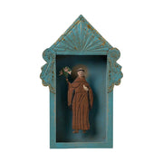 Szent Ferencet ábrázoló dioráma.