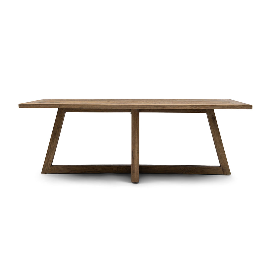 BALI kőrisfa étkezőasztal 240 cm letisztult Japandi stílusban