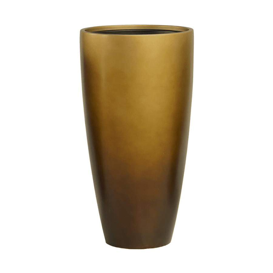 BAQ Gradient kompozit kaspó Matt Honey árnyalatban – 75 cm-es változat, letisztult, modern kivitelben.