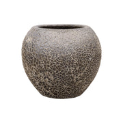 BAQ Lava Balloon Relic Black kerámia kaspó 49 cm – kézzel készült, szabálytalan felületű kaspó fekete árnyalatban
