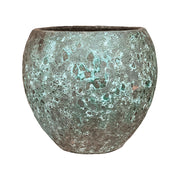 BAQ Lava Balloon Relic Jade kerámia kaspó 60 cm – egyedi zöldes árnyalatú kaspó kültéri és beltéri használatra