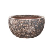 BAQ Lava Bowl Relic Rust Metal kaspó 52 cm – rusztikus, rozsdás árnyalatú, tálformájú kerámia kaspó kültérre és beltérre