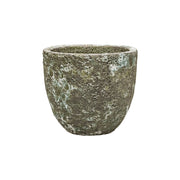 BAQ Lava Couple Relic Jade kaspó – 36 cm, zöldes-barna kőhatású felület