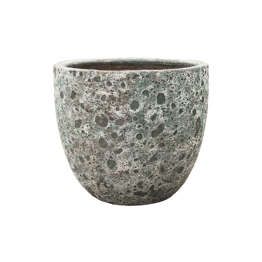 BAQ Lava Couple Relic Jade – 45 cm-es kaspó változatos pórusmintázattal