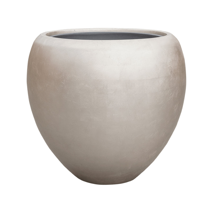 BAQ Metallic Couple Matt Light Champagne kaspó 60 cm-es kivitelben, letisztult felülettel.