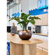 BAQ METALLIC GLOBE MATT COFFEE kaspó