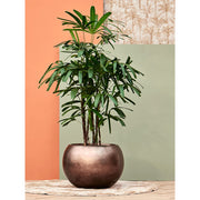 BAQ METALLIC GLOBE MATT COFFEE kaspó