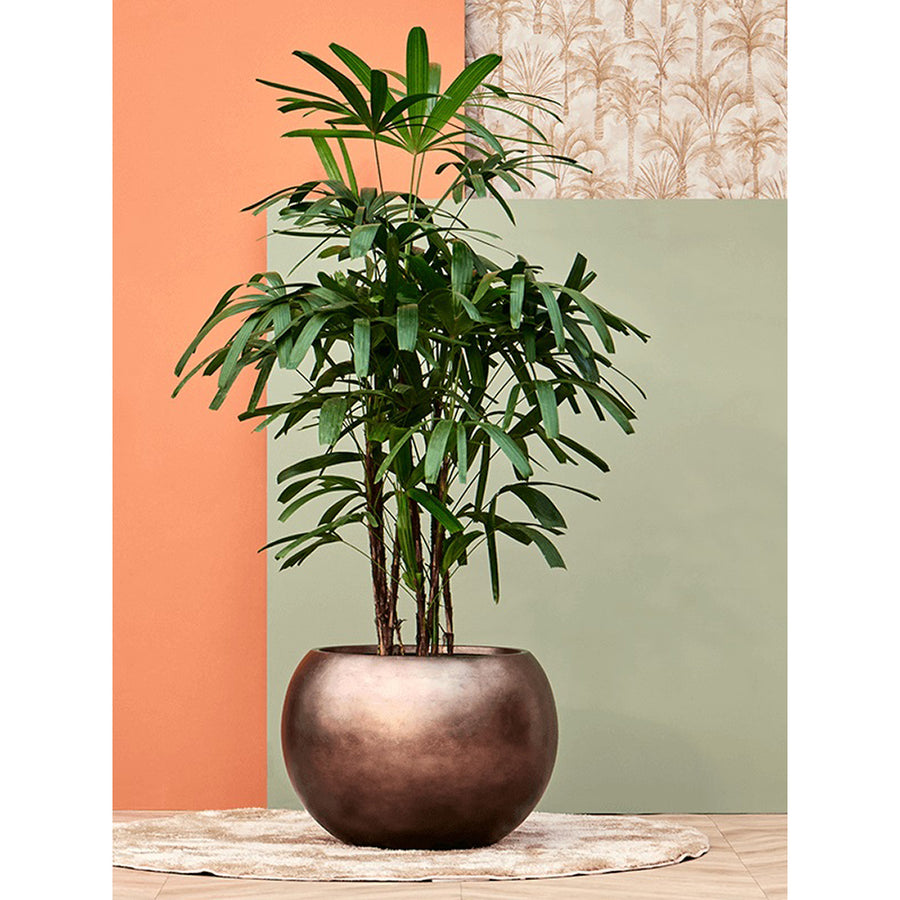 BAQ METALLIC GLOBE MATT COFFEE kaspó