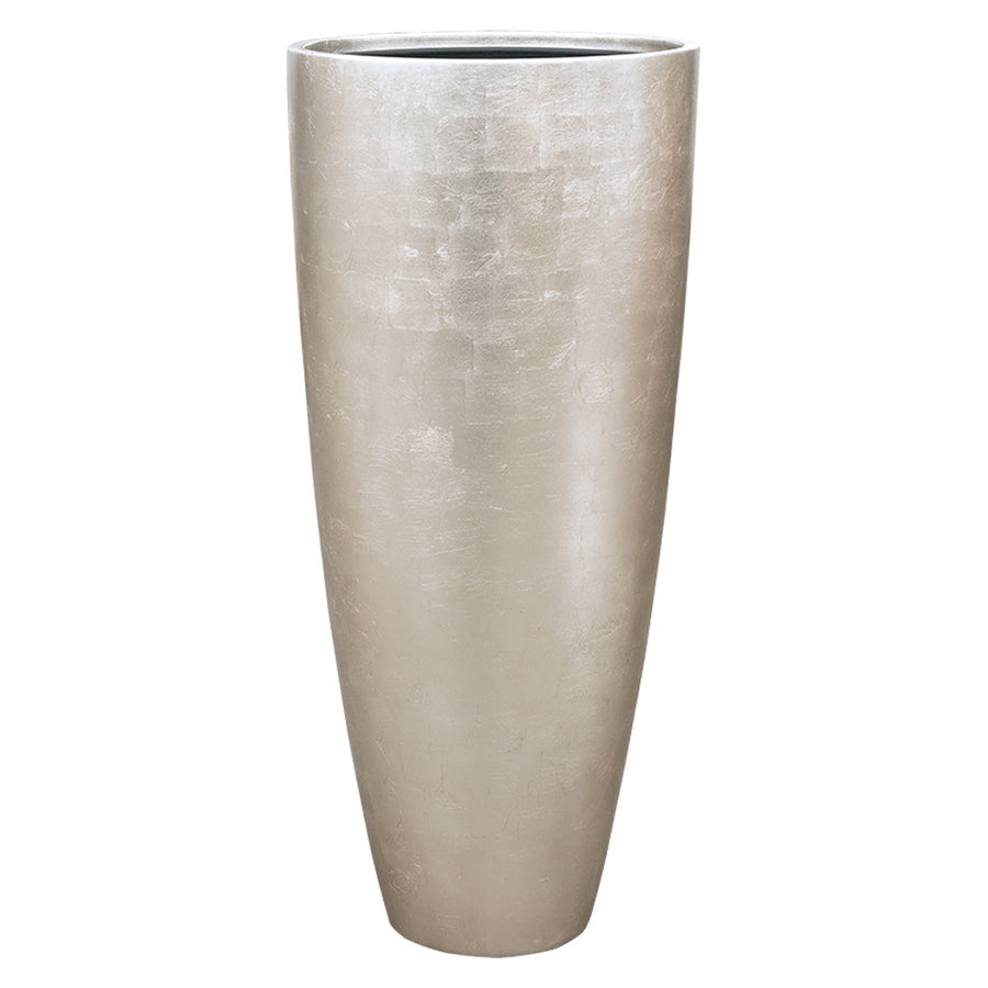 BAQ METALLIC PARTNER kaspó világos pezsgő árnyalatban, letisztult stúdiókép.