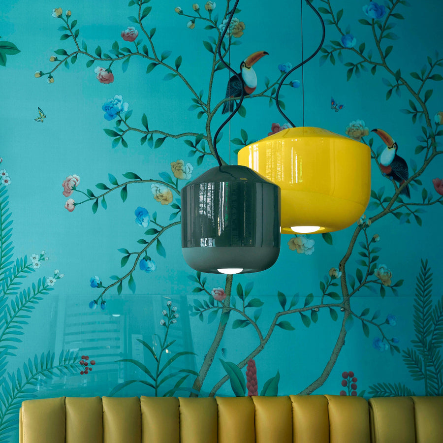 Formatervezett, kortárs design függeszték lámpa.