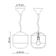 Formatervezett, kortárs design függeszték lámpa.