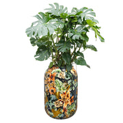 Kézműves fém dizájn kaspó.