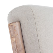 ANCILLA natúr-fehér kaucsukfa fotel