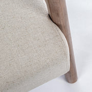 ANCILLA natúr-fehér kaucsukfa fotel