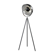 Ezüstszínű design állólámpa.