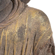 Kőhatású Buddha szobor torzó.