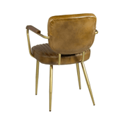 cambridge-konyakbarna-bor-karosszek-moy-606200-2.png – Karosszék hátulnézetből, látható a háttámla és a kecses fém lábak