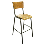 CANTINE loft bárszék mangófából és vasból Factory kollekció