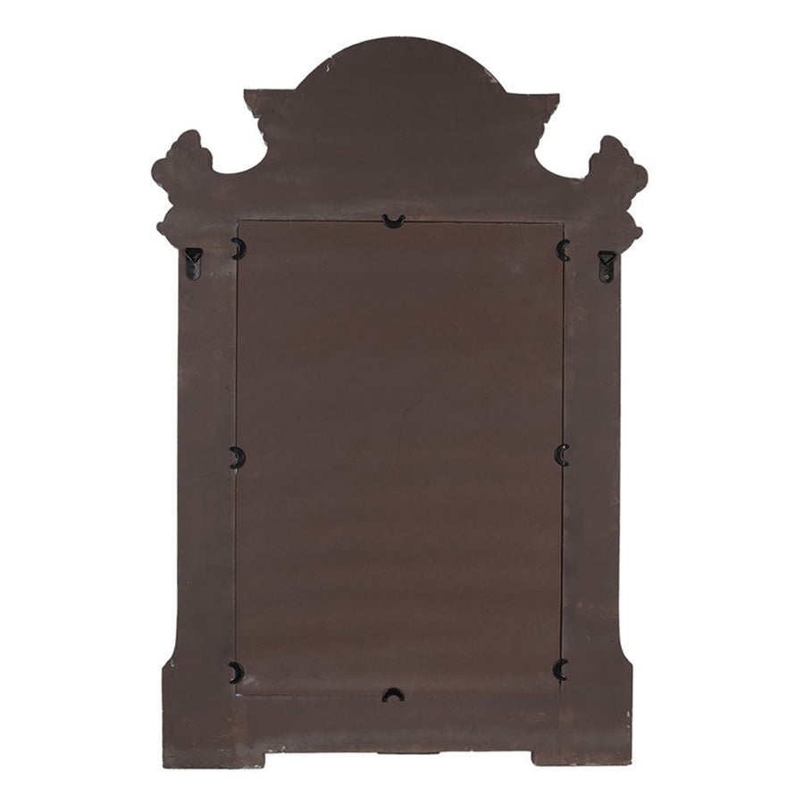 A Casa Roma falitükör hátoldala fém rögzítőelemekkel.