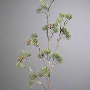 Realisztikus, deres mű cédruság 3D-s tűlevelekkel