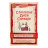 Christmas Spice Cottage karácsonyi fűszer illatú akasztható illattasak piros kockás dizájnnal