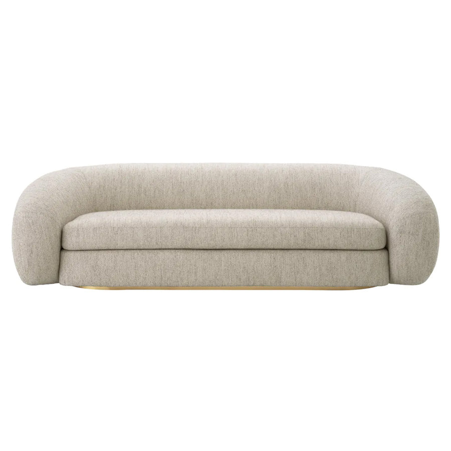 COSENZA halványszürke design kanapé 230 cm