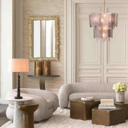 COSENZA halványszürke forgó design fotel