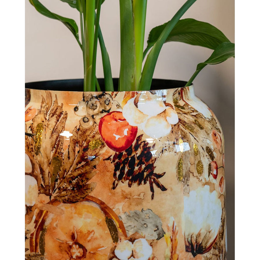 Kézműves fém dizájn kaspó