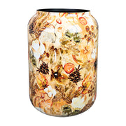 Kézműves fém dizájn kaspó.