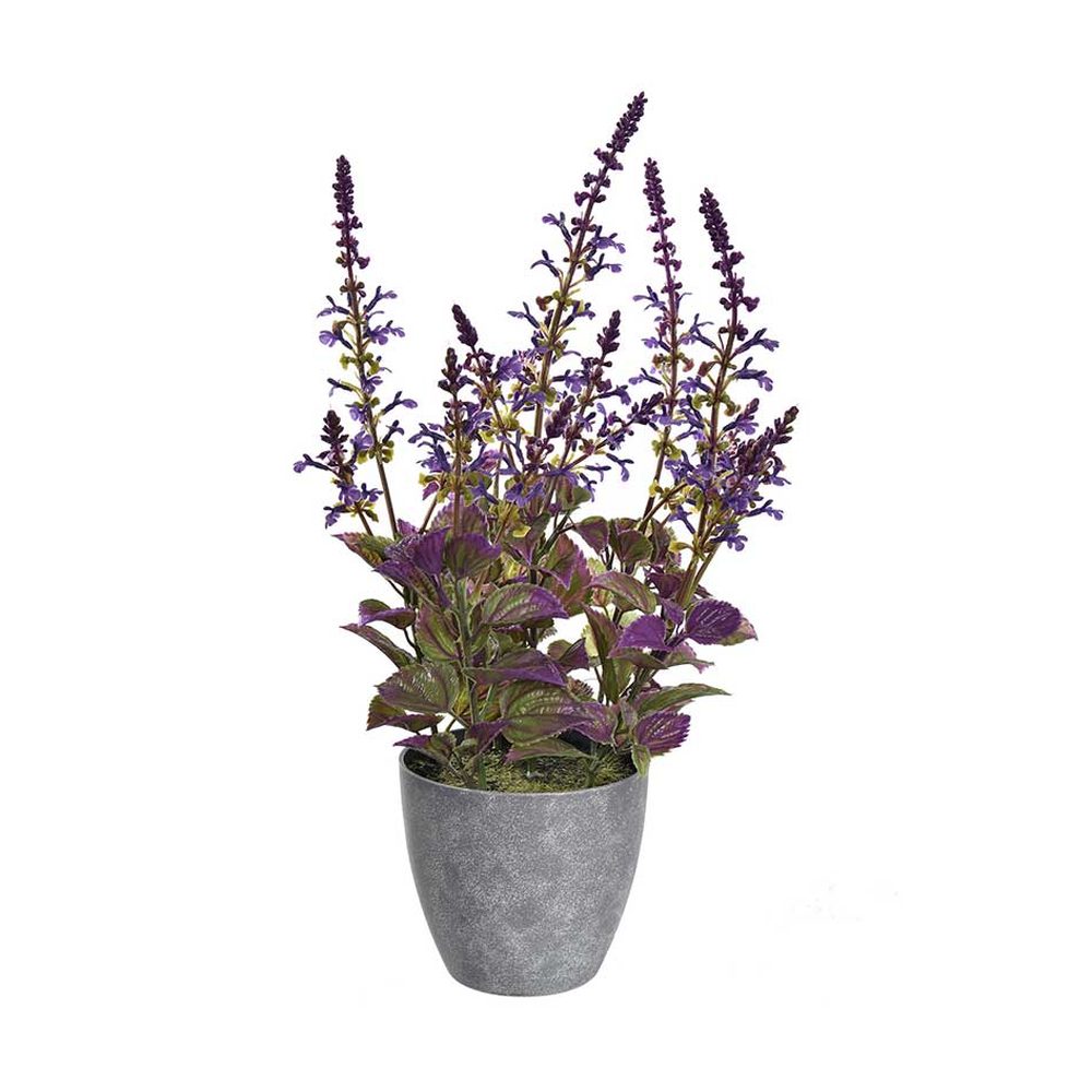 Cserepes mű levendula bokor 50 cm liláskék "Lavender"