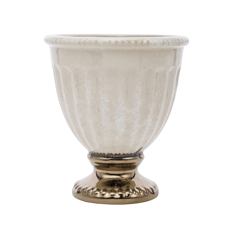 Dalia kollekció kerámia kaspó – oldalnézeti fotó klasszikus formával