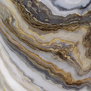 Fémből készült, márvány mintás kézműves design váza.