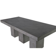Dolmen beton étkezőasztal felületi részlet modern design kivitelben