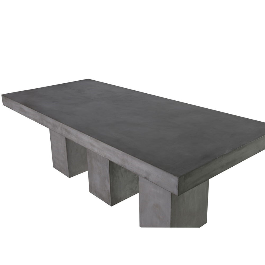 Dolmen beton étkezőasztal felületi részlet modern design kivitelben