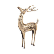 Doré antik arany fém szarvas figura 70 cm – teljes alakos fotó