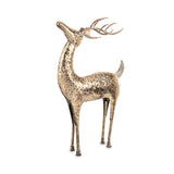 Doré antik arany fém szarvas figura 70 cm – teljes alakos fotó