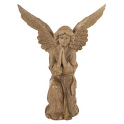 Dost kollekció natúr angyal dísz, teljes alakos elölnézet, 28 cm