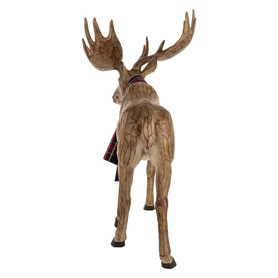 Dost kollekció szarvas figura hátulnézetből, faragott textúrákkal